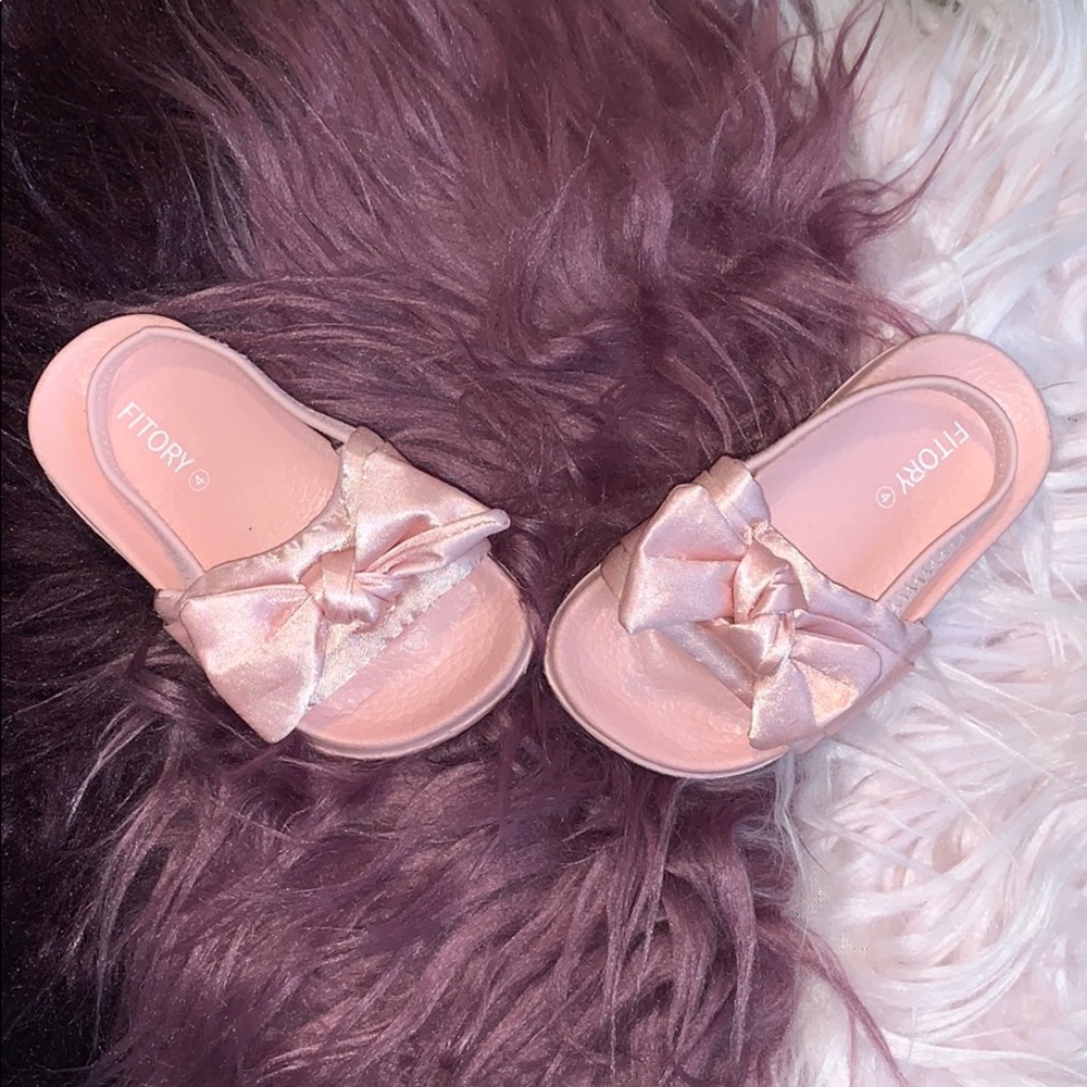 Cute Toddler Girl Slides